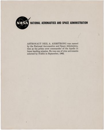 Lot #388 Neil Armstrong Signed Photograph - Image 2