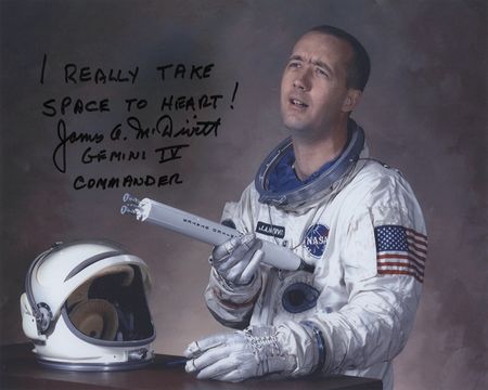 Lot #363 Jim McDivitt Signed Photograph