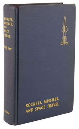 Lot #511 Willy Ley Signed Book - Rockets, Missiles, and Space Travel - Image 3