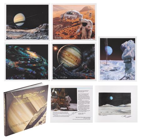 Lot #393 Alan Bean and Space Artists Signed Book -