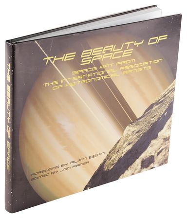 Lot #393 Alan Bean and Space Artists Signed Book - The Beauty of Space, with (5) Signed Prints - Image 5