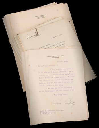 Lot #6 Calvin and Grace Coolidge Archive of (100+) Signed Letters Dated Between 1921 and 1933 - Over Half Signed as President and First Lady - Image 3