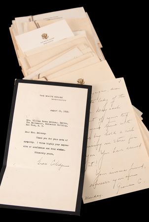 Lot #6 Calvin and Grace Coolidge Archive of (100+) Signed Letters Dated Between 1921 and 1933 - Over Half Signed as President and First Lady - Image 4
