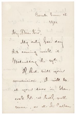 Lot #512 Henry Wadsworth Longfellow Autograph Letter Signed - Image 1