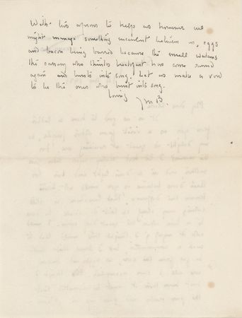 Lot #496 James M. Barrie Autograph Letter Signed - Image 2