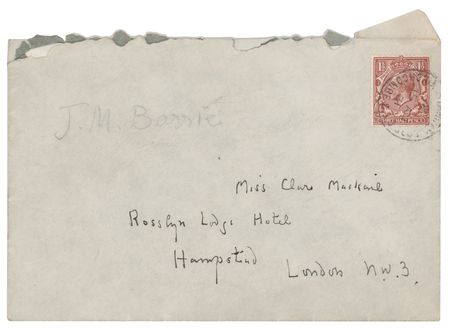 Lot #496 James M. Barrie Autograph Letter Signed - Image 3