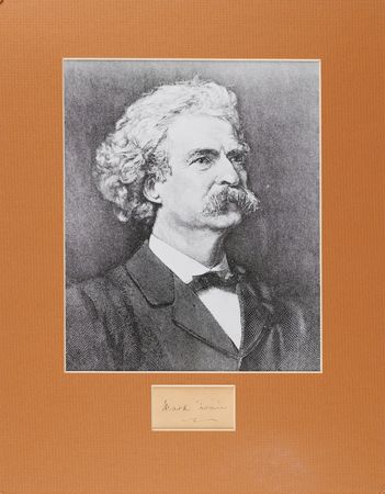 Lot #501 Samuel L. Clemens Signature as Mark Twain