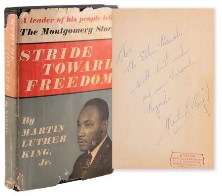 Lot #215 Martin Luther King, Jr. Signed Book -