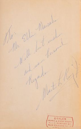 Lot #215 Martin Luther King, Jr. Signed Book - Stride Toward Freedom - Presented to the Owner of the Marsalis Mansion Motel - Image 2