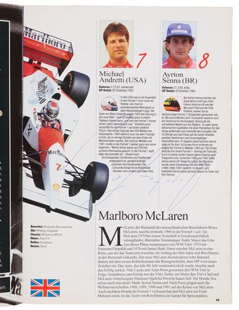 Lot #679 Ayrton Senna and Alain Prost Signed '1993