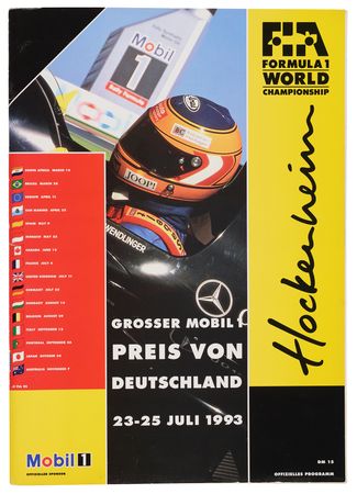 Lot #679 Ayrton Senna and Alain Prost Signed '1993 FIA Formula One World Championship' Program - Image 2