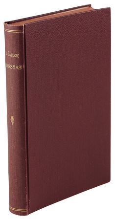 Lot #500 Karel Capek Signed Book - Marsyas, or On the Edge of Literature (Marsyas, cili na okraj literatury) - Inventor of the Word 'Robot' - Image 3