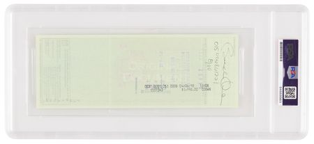 Lot #26 Barack Obama Twice-Signed Check, Amidst His 1998 Illinois State Senate Campaign - Image 2