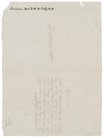 Lot #3 Dolley Madison Third-Person Autograph Letter Signed to John Quincy Adams - Image 3