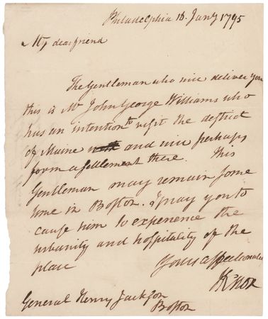 Lot #303 Henry Knox Autograph Letter Signed