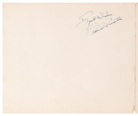 Lot #664 Frank Sinatra Signature - Image 1