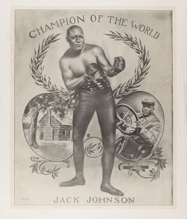 Lot #688 Jack Johnson 'Champion of the World'