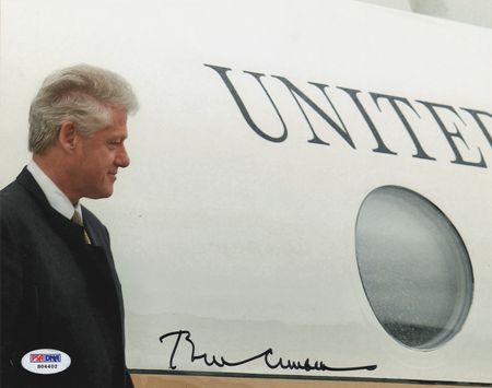 Lot #120 Bill Clinton Signed Photograph - Image 1