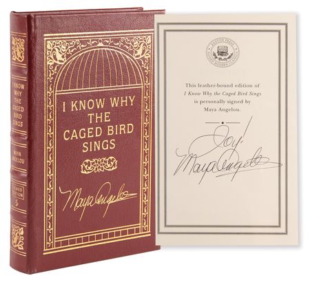 Lot #494 Maya Angelou Signed Book - I Know Why the