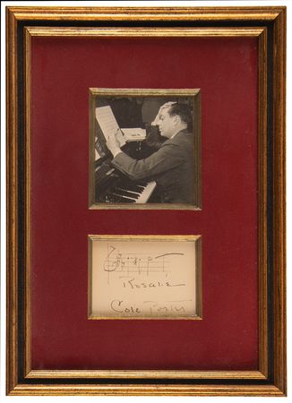 Lot #544 Cole Porter Autograph Musical Quotation