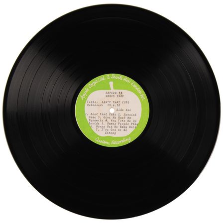 Lot #556 Beatles: Doris Troy Apple Records Stereo Test Pressing for Her 