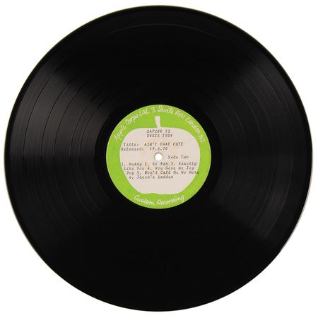 Lot #556 Beatles: Doris Troy Apple Records Stereo Test Pressing for Her 