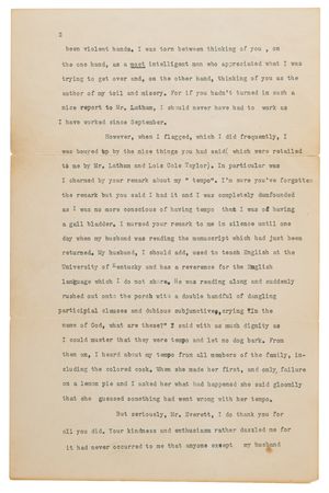 Lot #484 Margaret Mitchell Typed Letter Signed on the Genesis of Gone With the Wind, Sent to Its First Reader - Image 3