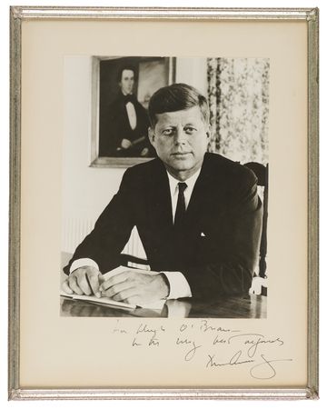 Lot #15 John F. Kennedy Signed Oversized