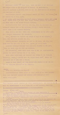 Lot #286 Kennedy Assassination (3) Associated Press Teletype Rolls - Over 60 Feet in Length - Image 4