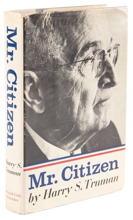 Lot #66 Harry S. Truman Signed Book - Mr. Citizen - Image 3