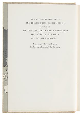 Lot #69 Dwight D. Eisenhower Signed Book - The White House Years: Waging Peace, 1956–1961 (Ltd. Ed. #30/1500) - Image 4