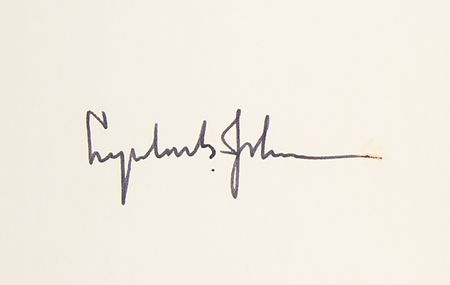 Lot #93 Lyndon B. Johnson Signed Book - The Vantage Point - Image 2