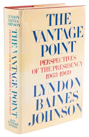 Lot #93 Lyndon B. Johnson Signed Book - The Vantage Point - Image 3