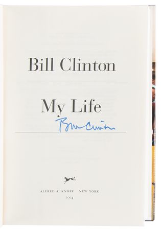 Lot #122 Bill Clinton Signed Book - My Life - Image 4