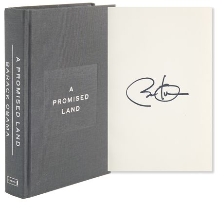 Lot #125 Barack Obama Signed Book - A Promised Land - Image 1