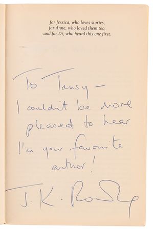 Lot #489 J. K. Rowling (2) Signed Books - Harry Potter and the Philosopher's Stone and Harry Potter and the Chamber of Secrets - Image 2