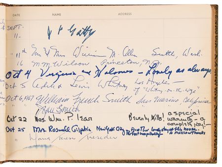 Lot #113 Ronald and Nancy Reagan Signed Guest Book - Image 5