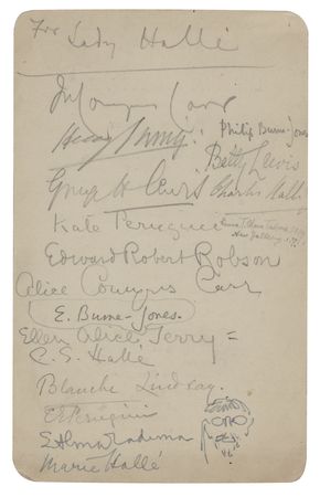 Lot #431 Lawrence Alma-Tadema Signature and