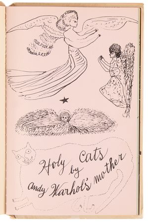 Lot #430 Andy Warhol: Holy Cats by Andy Warhol's Mother - Image 2