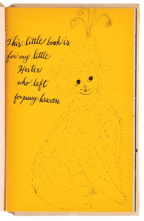 Lot #430 Andy Warhol: Holy Cats by Andy Warhol's Mother - Image 3