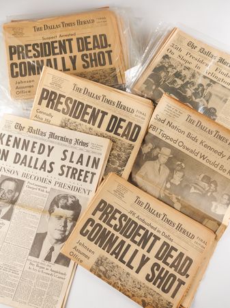 Lot #87 Kennedy Assassination: Dallas Newspaper Collection (November 22–25, 1963) - Image 1