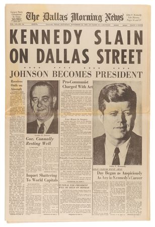 Lot #87 Kennedy Assassination: Dallas Newspaper Collection (November 22–25, 1963) - Image 2