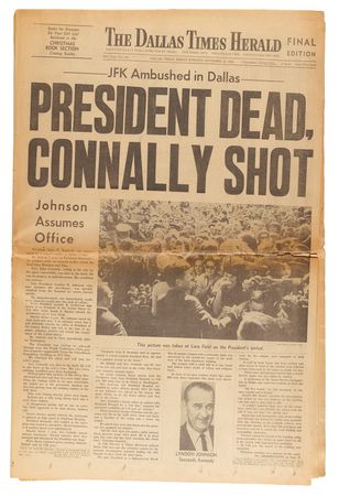 Lot #87 Kennedy Assassination: Dallas Newspaper Collection (November 22–25, 1963) - Image 3