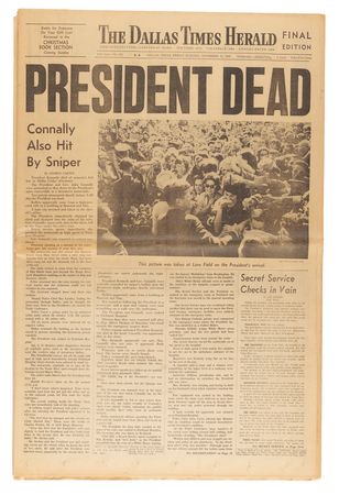 Lot #87 Kennedy Assassination: Dallas Newspaper Collection (November 22–25, 1963) - Image 4