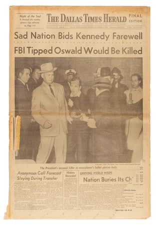 Lot #87 Kennedy Assassination: Dallas Newspaper Collection (November 22–25, 1963) - Image 5