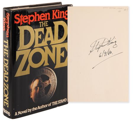 Lot #481 Stephen King Signed Book - The Dead Zone