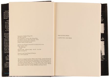 Lot #481 Stephen King Signed Book - The Dead Zone (First Edition) - Image 8