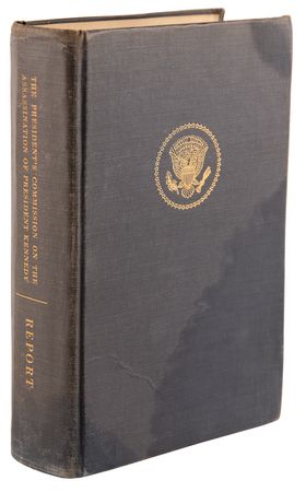 Lot #287 Kennedy Assassination: Warren Commission (7) Multi-Signed Book - From the Library of Dallas Mayor Earl Cabbel - Image 3