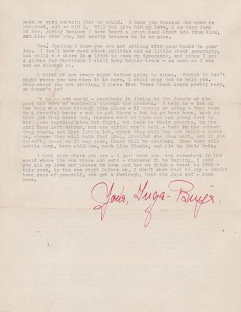 Lot #24 John F. Kennedy: Inga Arvad Typed Letter Signed - Image 2