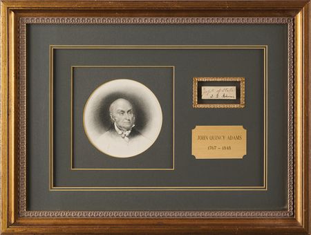 Lot #33 John Quincy Adams Signature - Image 1